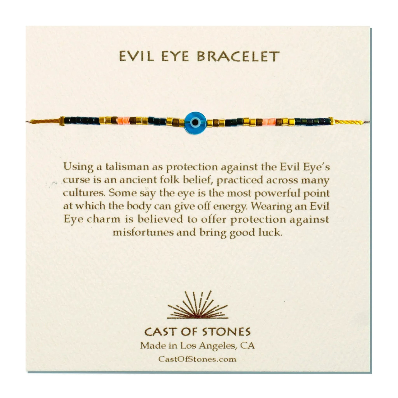 Cast Of Stones Evil Eye Bracelet