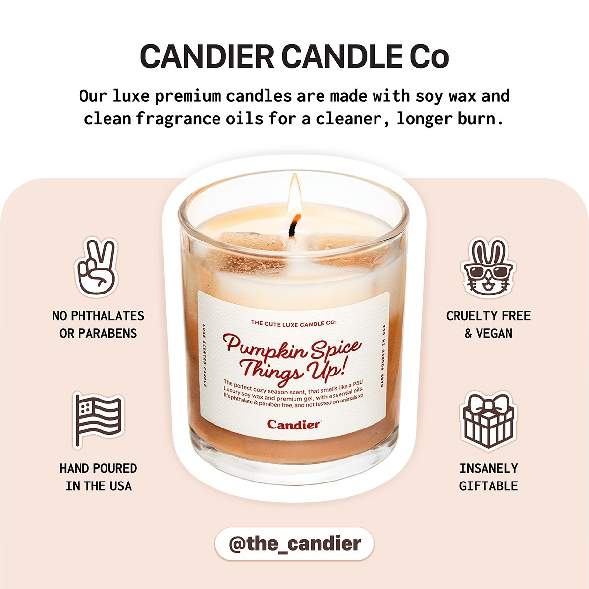 Candier Pumpkin Spice Things Up Candle 6 Candier Pumpkin Spice Things Up Candle