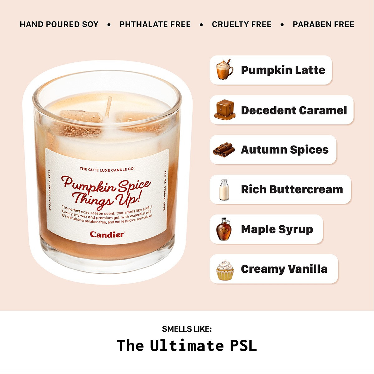 Candier Pumpkin Spice Things Up Candle 7 Candier Pumpkin Spice Things Up Candle