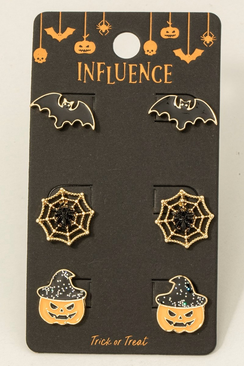 Halloween Stud Earrings Set