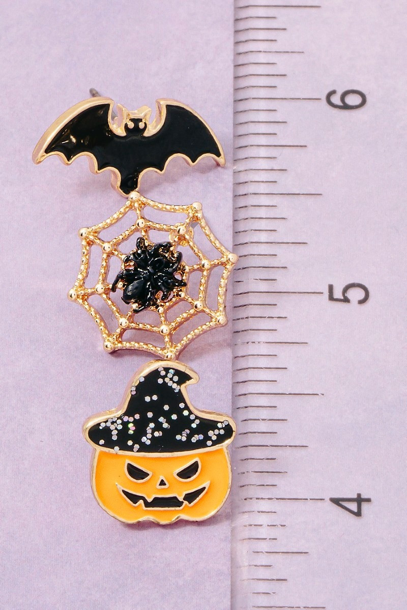 Halloween Stud Earrings Set 4 Halloween Stud Earrings Set