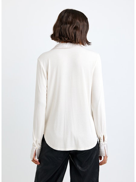 Bella Dahl Women's Mixed Button Down Top