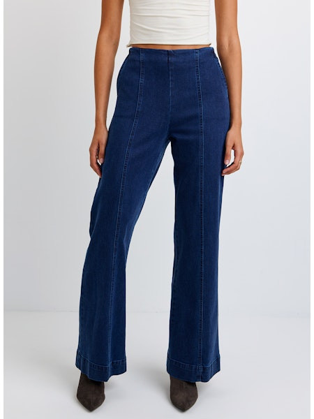 Bella Dahl Women's Side Zip Vint Jeans