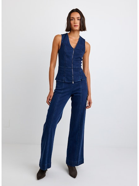 Bella Dahl Women's Side Zip Vint Jeans 4 Bella Dahl Women's Side Zip Vint Jeans