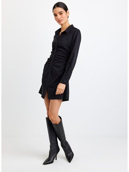 Bella Dahl Women's Shirred Long Sleeve Dress 3 Bella Dahl Women's Shirred Long Sleeve Dress