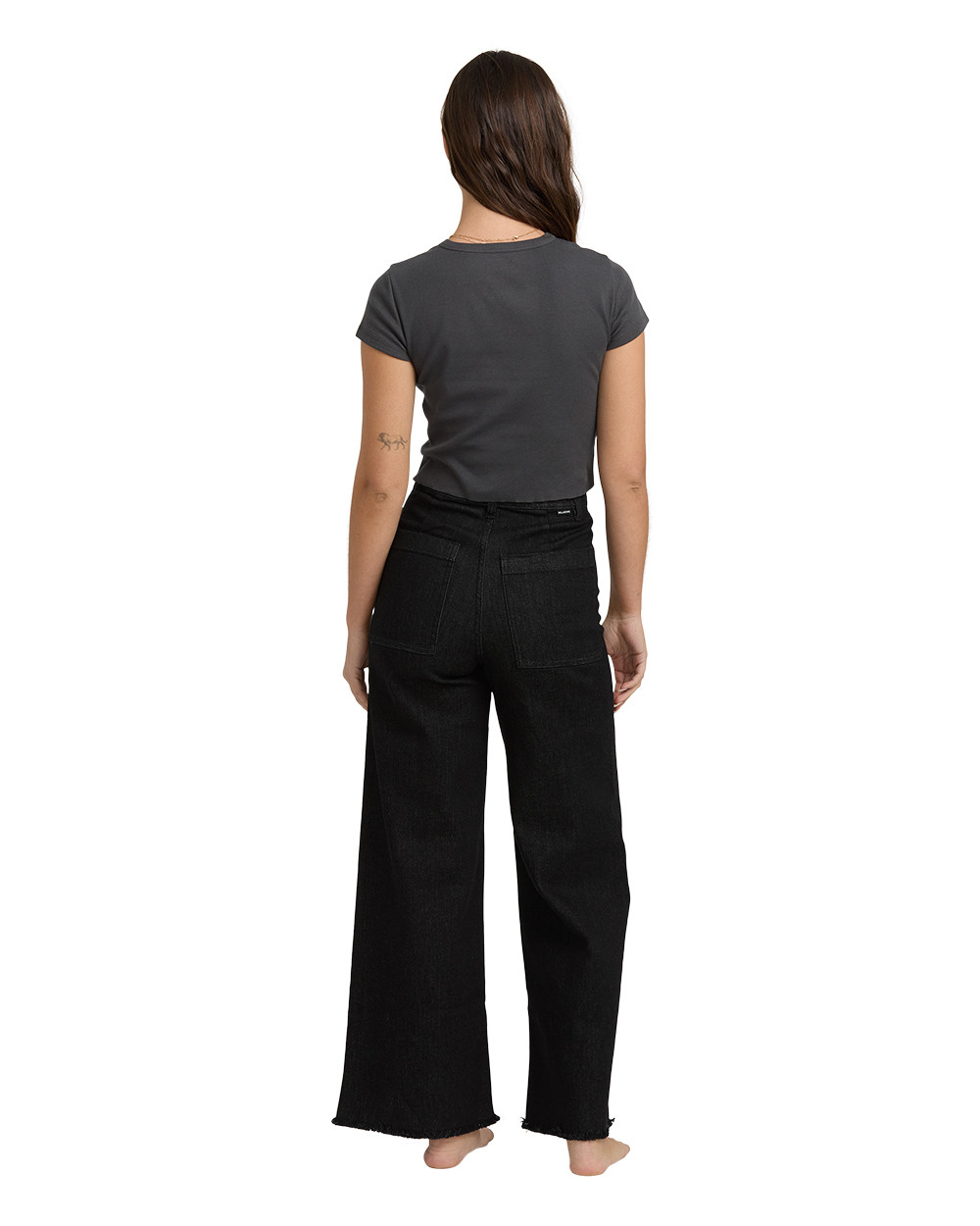 Billabong Women's Free Fall Black Denim Jeans