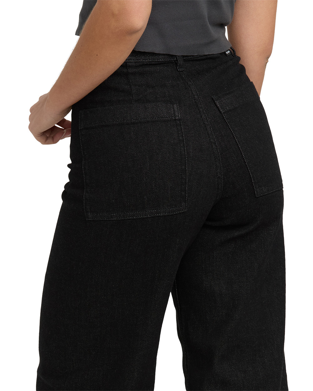 Billabong Women's Free Fall Black Denim Jeans