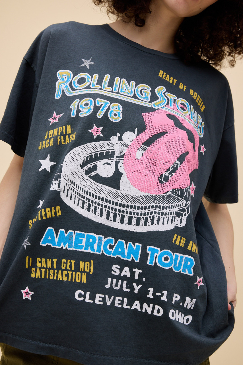 Daydreamer Women's Rolling Stones 1978 American Tour Merch Tee