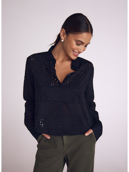 Bella Dahl Women's Contrast Button Down
