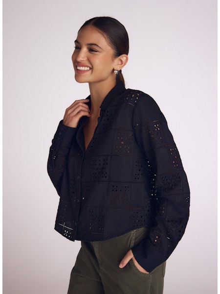 Bella Dahl Women's Contrast Button Down