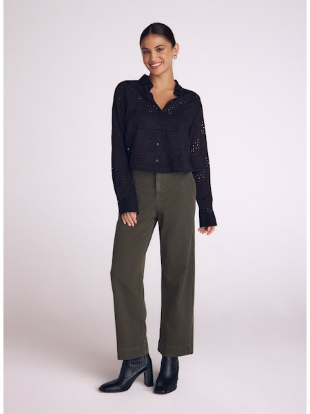 Bella Dahl Women's Contrast Button Down