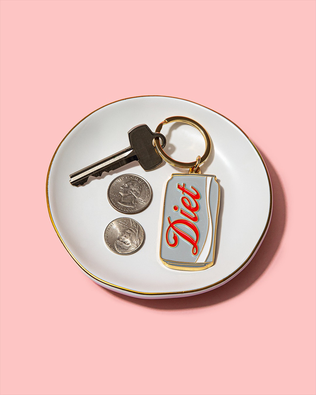 Brittany Paige Diet Soda Can Enamel Keychain 3 Brittany Paige Diet Soda Can Enamel Keychain