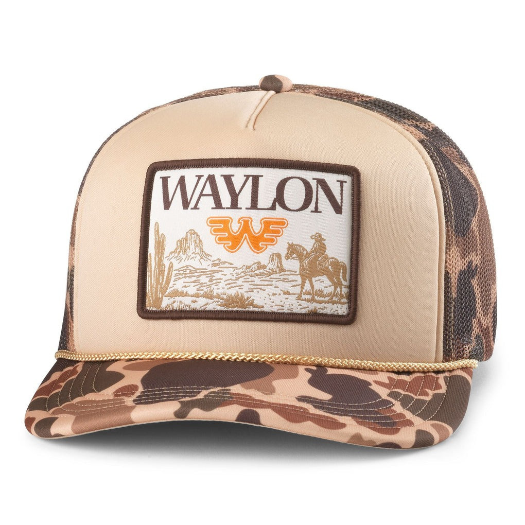 American Needle Waylon Jennings Mallard Foamy Trucker Hat