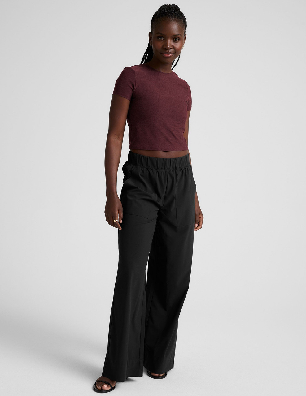 Beyond Yoga Women's Featherweight Cropped Tee