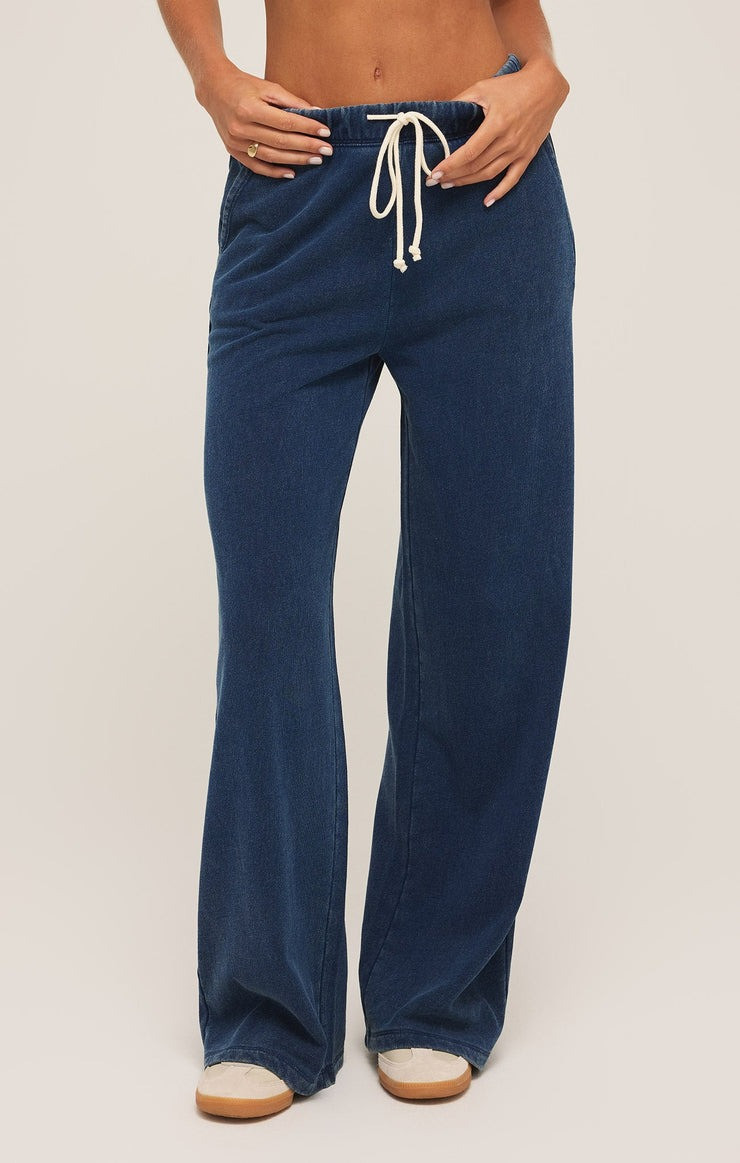 Z Supply Women's Hunter Knit Denim Pants